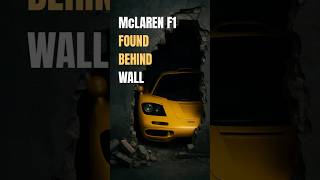 ⚠️ Something was hiding behind the wall…..😳 #youtubeshorts #MysteryCar #McLarenF1 #uncoverthetruth