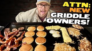 TIMED Big Griddle Breakfast on the Blackstone - Great Video for Beginners!  Best Tips and Tricks!