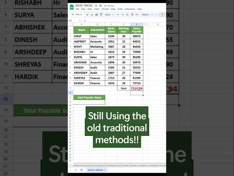 Discover the power of Sumproduct 💪 #excel #exceltips #exceltricks #spreadsheets #formula #education