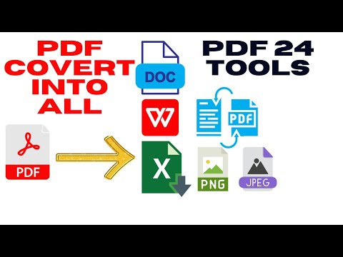 PDF24 Tools🔥|pdf convertor| convert pdf to word| pdf merge| pdf to Excel| pdf converter| pdf editor.
