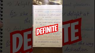 improve your vocab in english | 4000 common words in english #definite #definition #definitely