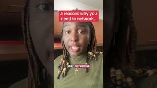 Here’s why you need to network. #networkingtips #professionaldevelopment #networking