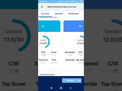 Oliveboard Live mock test | 30 days mock challenge | SBI PO SCORE | DAY 02 #bankexam #ssc