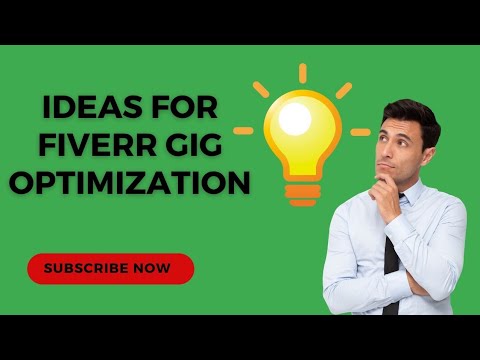 Gig Optimization on Fiverr