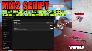 MM2 SCRIPT 🔪 FREE NO KEY | AUTO AIM + PUT ITEM IN TRADE VISUAL + AUTOFARM COINS and more try it now!