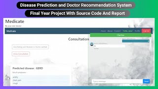 Final Year Project with Source Code and Report | Disease Prediction ML Project