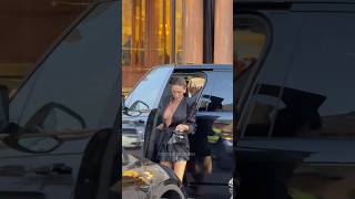 Beautiful sexy model getting out her RR at Hotel Paris #monaco #luxury #trending #lifestyle #fyp
