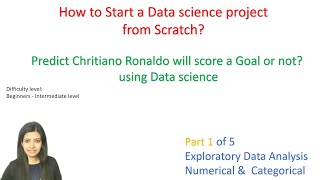 How to start Data science project from Scratch. Exploratory data analysis. Predict Goal