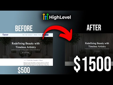 TRIPLE Your GHL Website Price With These Effects
