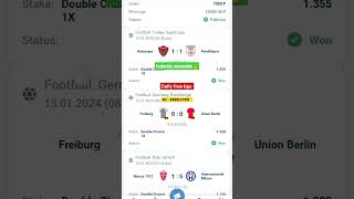 YESTERDAY DAILY FREE TIPS WON January 14, 2024#bet, #betting, #tipster, #bettingtips, #bettingexpert