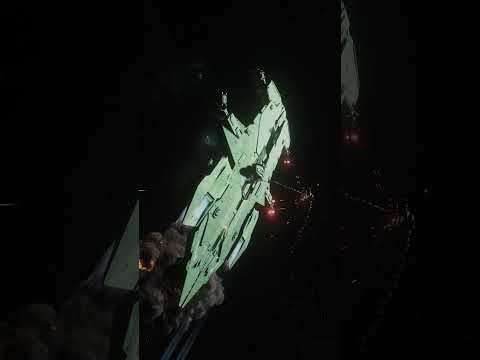 Star Citizen - Org Hammerhead vs Idris Railgun 3.22 4K Gameplay. Full video now available! #shorts