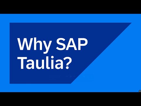 Why SAP Taulia?