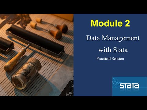 Understanding #Stata concepts and interface - Practical Session