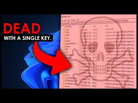 One Registry Key DESTROYS Windows 11.
