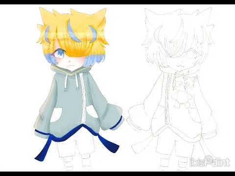 🦊🐼イラストメイキング