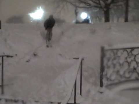 Skiing Philadelphia february blizzard 2