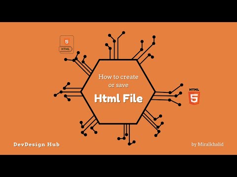 Ultimate guide of Html | how to create & save a Html file | index.html