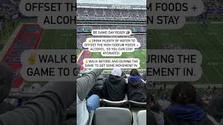 Game Day Tips #gameday #footballsunday #mondaynightfootball IG: healthymovementblueprint