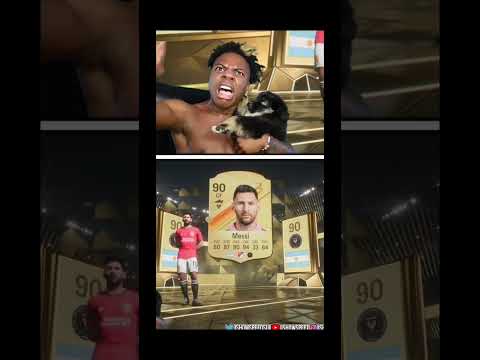 iShowSpeed His Dog React To packing MESSi #ishowspeed #shorts #viral #fc24