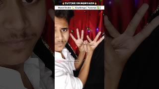 | Hand Snake 🐍 Challenge | tutorial ✅ | #youtube #shorts #ytshorts