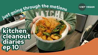 chatty cooking through the motions // kitchen cleanout diaries ep 10
