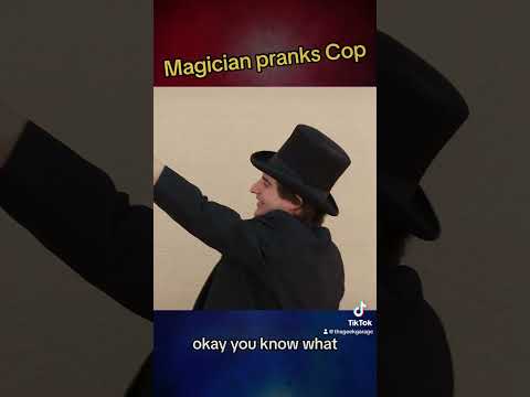 Pt 3 - Magician steals Cop's watch with #MAGIC #PRANK ✨🎩 #shorts