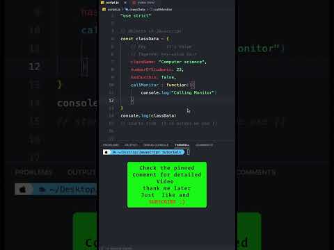Javascript Objects are Interesting 😅#javascript #javascript_tutorial #javascriptengineer