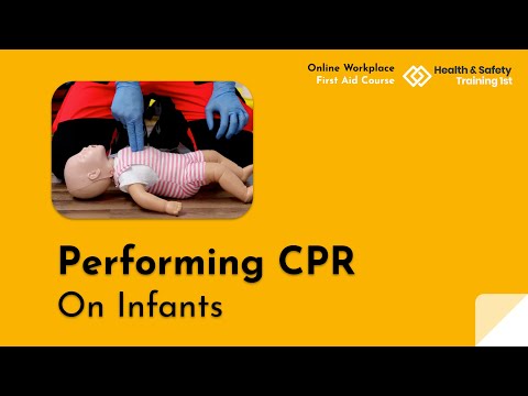 How to Perform CPR on an Infant | Workplace First Aid