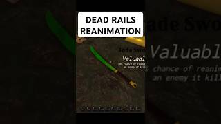 REANIMATE FEATURE IN DEAD RAILS UPDATE #roblox #deadrails #robloxtrend #shorts #robloxshorts