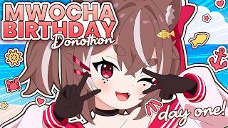 BIRTHDAY DONOTHON ⋮ DAY ONE (cont'd): AAAAAAAA! 🦐 ( ・∇・)