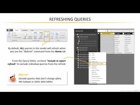 16  Query Refresh Settings