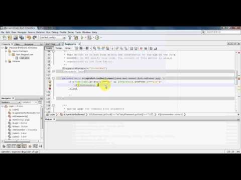 Java Swing Tutorial 03  JPasswordField & JCheckBox Usage