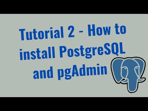 Tutorial 2 - How to install PostgreSQL and pgAdmin on windows computer | Step-by-Step Guide