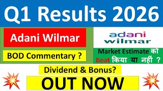 ADANI WILMAR Q1 results 2026 | AWL results today | ADANI WILMAR Share News | ADANI WILMAR Share