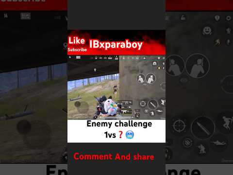 BGMI challenge enemy 1vs? 🥶🥵 #shortsvideo #gaming #funny #challenge #comedyvideo #IBxparaboy #reel
