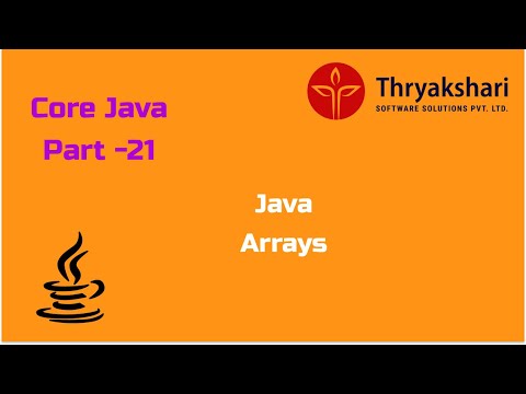 Arrays In Java