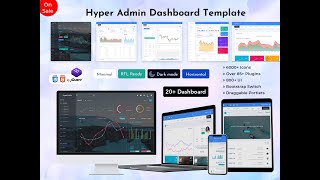 Responsive Bootstrap Admin Dashboard Template Web Apps – Hyper
