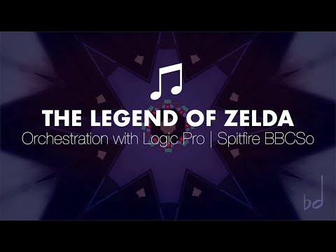 ORCHESTRATION #1 // THE LEGEND OF ZELDA // LOGIC PRO - BBCSO core / pro #bbcso #logicX #zelda