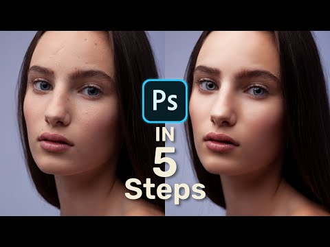 Edit in Photoshop with 5 steps (face retouching)