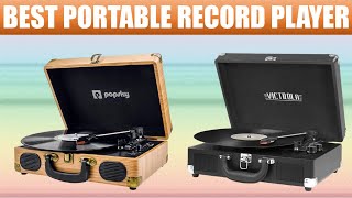 Top 5 Best Portable Record Player Reviews 2020