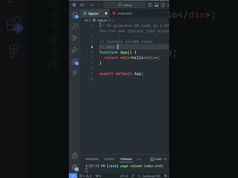 QR Codes and ReactJs: The Ultimate Guide to Advanced Features in 2024! #coder #code