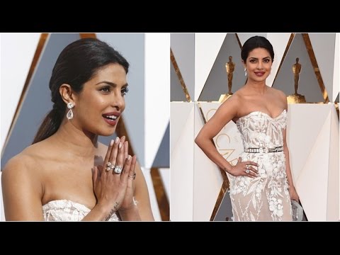 Priyanka chopra Hot Looks in oscar 2016 Award Presentation | Priyanka Chopra On Red carpet
