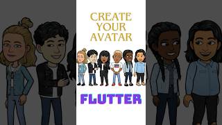 Create avatar like snapchat in Flutter🤩#avatar #bitmoji #flutter #snapchat #emoji