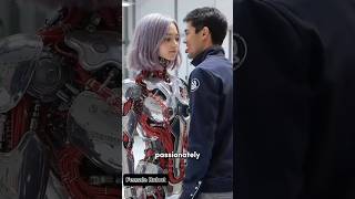 "First Kiss with a Robot" #RobotKiss #AIromance #RobotGirl #shorts