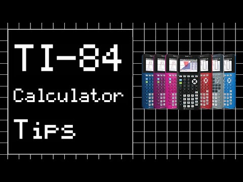 TI-84 Calculator Tips