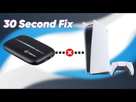 fix for El Gato not showing/finding your ps5 - Black screen or blank screen