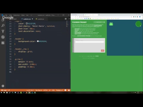 CSS Layouts, Learning Resources, Full Width Header
