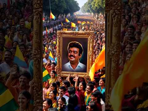 😭😭😭Tears and Cheers Vijayakanth Fans Unite in Tribute #vijayakanth #fans #shorts #ai