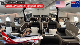 17.5 HOURS NON-STOP on Qantas 787-9 Business Class from New York to Auckland