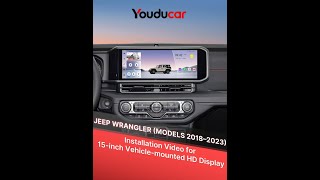 Youducar Headunit in a Jeep Wrangler - Full Installation & Off-Road Tech Upgrade